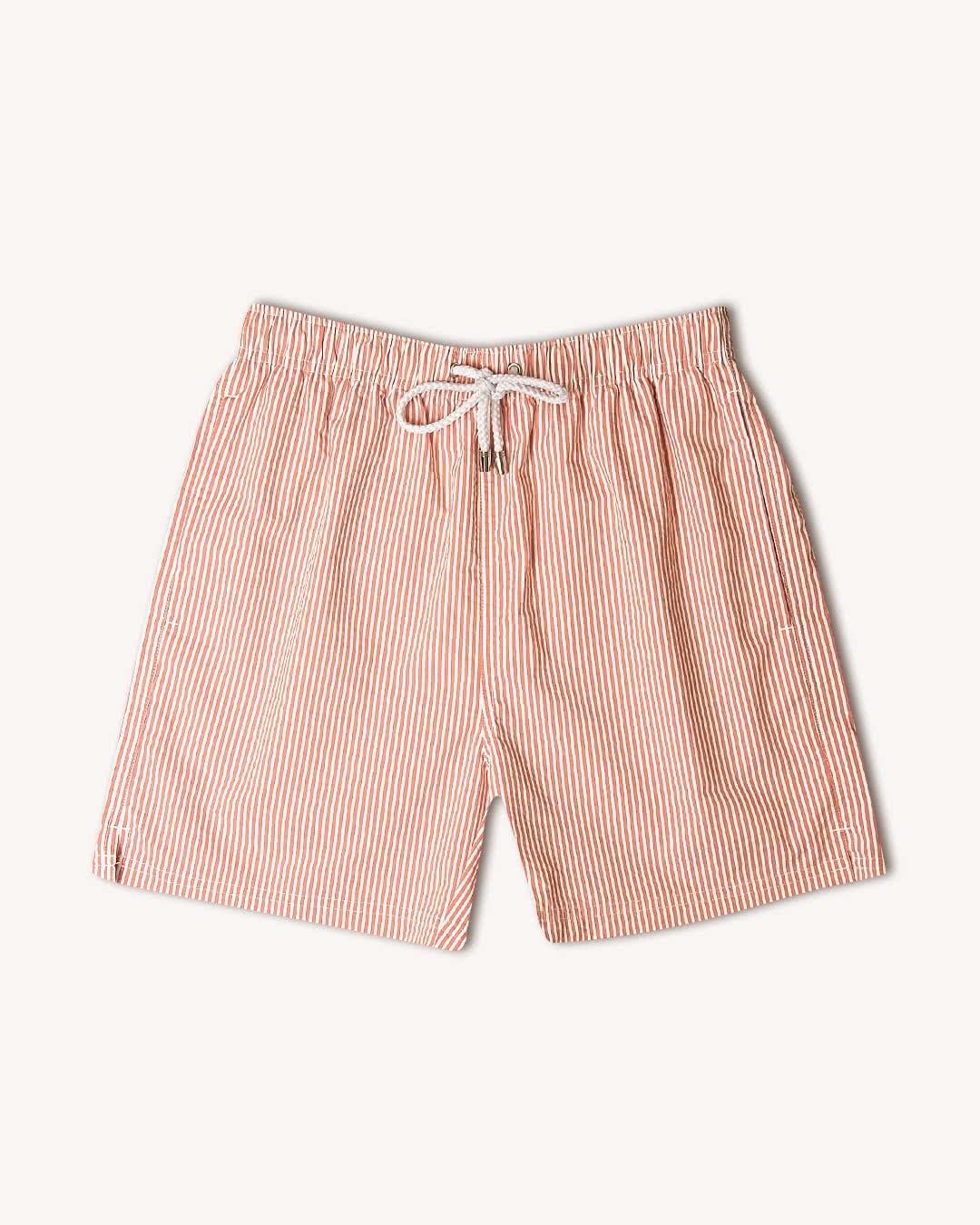 Salmon White Stripes